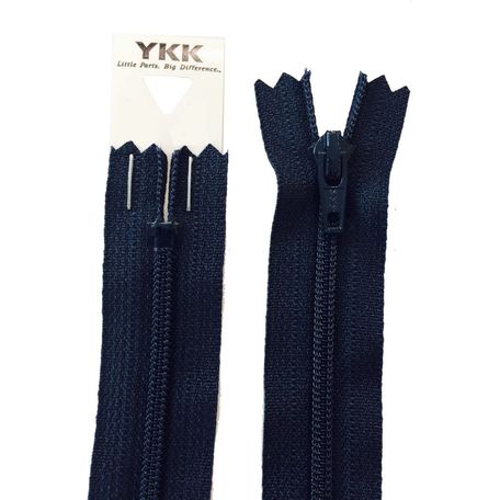 YKK Nylon Zip - Dress &amp; Skirt in Dark Navy (10cm)