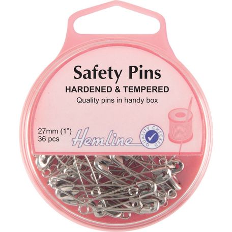 Hemline 27mm Safety Pins (36pcs)