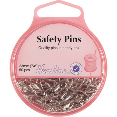 Hemline 23mm Safety Pins  (50pcs)