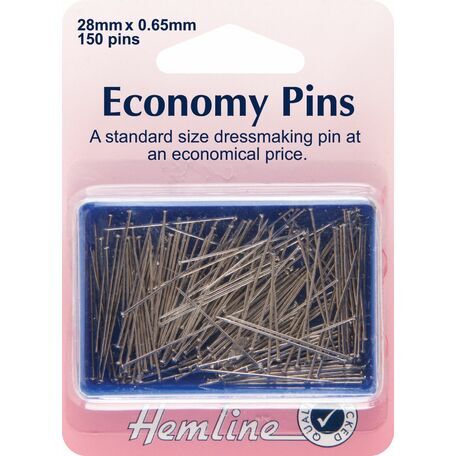 Hemline 28mm Economy Pins (150pcs)