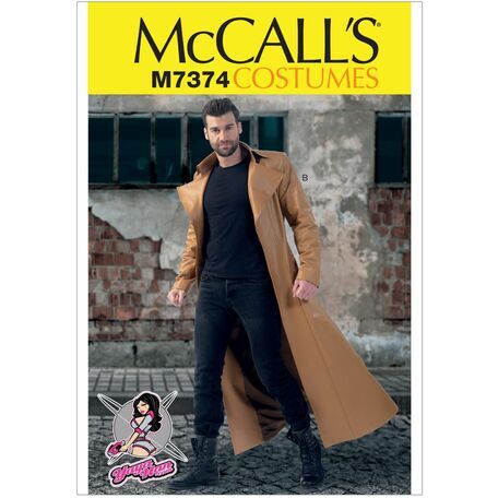 McCalls Pattern M7374 Collared and Seamed Coats
