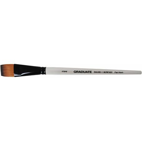 Graduate Synthetic Flat Wash Brush (Size 0.75in)