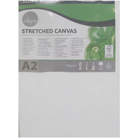Daler Rowney Simply Stretched Canvas (A2)