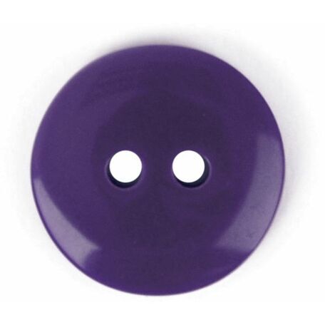 Purple 2 hole button: 15mm