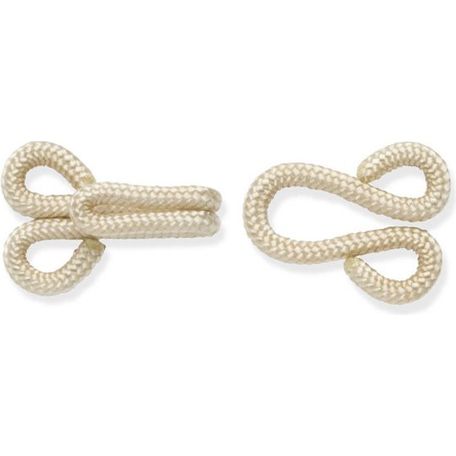 Milward Fur/Coat Hooks &amp; Eyes - Beige (No.3)