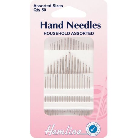 Hemline Household Assorted Hand Needles (50pcs) - 5 Packs