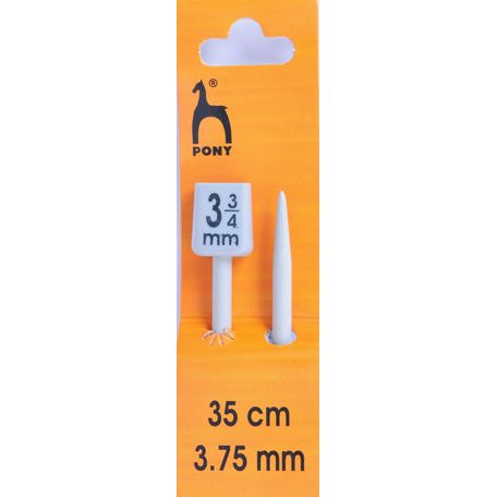 Pony Knitting Pins - Single Ended (35cm x 3.75mm)