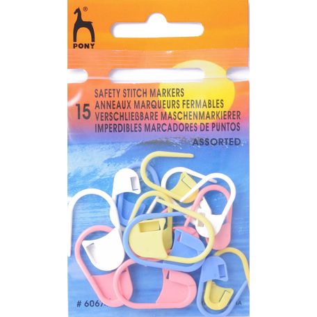 Pony Safety Stitch Markers - Assorted