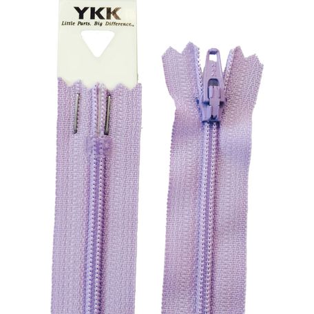 YKK Nylon Dress &amp; Skirt Zip - Iris (41cm)