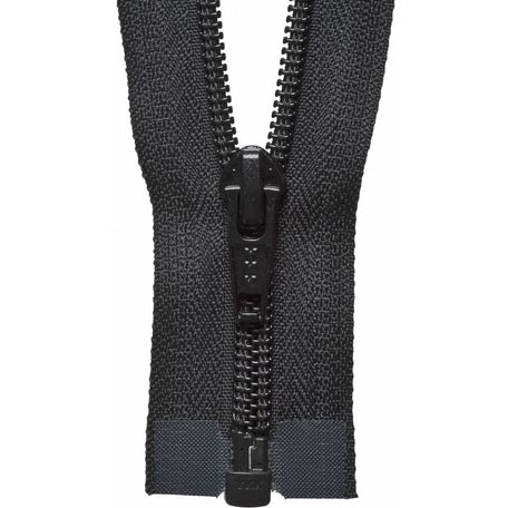 YKK Nylon Open End Zip - Black (71cm)