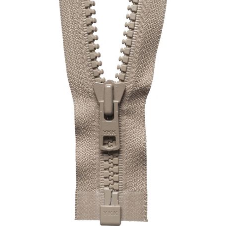 YKK Vislon Heavyweight Open End Zip - Fawn (61cm)