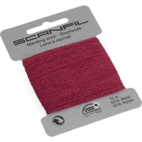 Scanfil Mending &amp; Darning Wool - Wine (15m) - col. 057