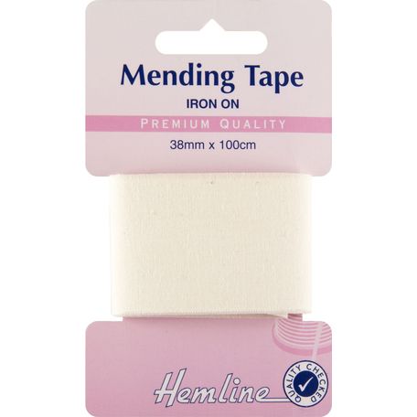 Hemline Iron-On Mending Tape - Cream