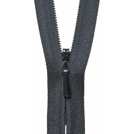 YKK Concealed Zip - Black (23cm)