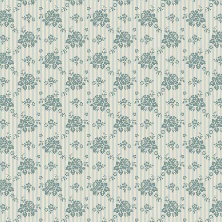 Tilda Quilt Collection: Spring Diaries: Emily: Teal: Fat Quarter