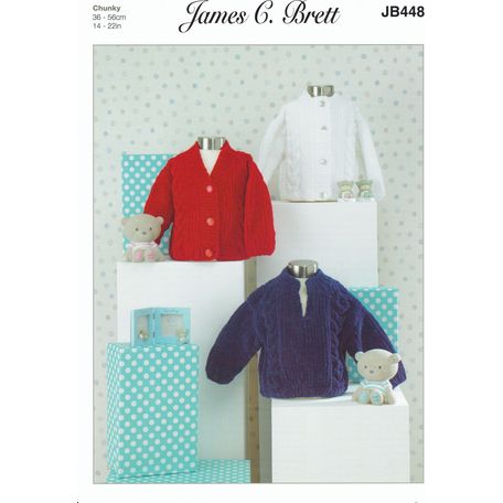 James C Brett Pattern Chunky JB448