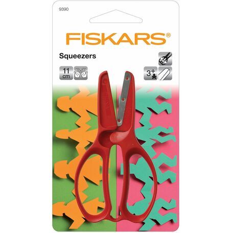 Fiskars Pre-School Squeezers Kids Scissors (11cm)