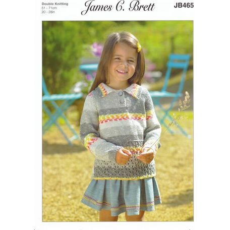 James C Brett Pattern DK JB465