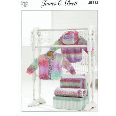 James C Brett Pattern Chunky JB352