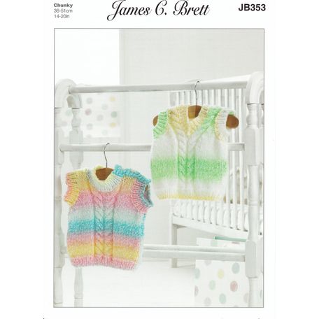 James C Brett Pattern Chunky JB353