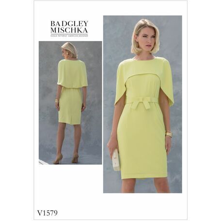Vogue Pattern V1579 Misses Petite Dress