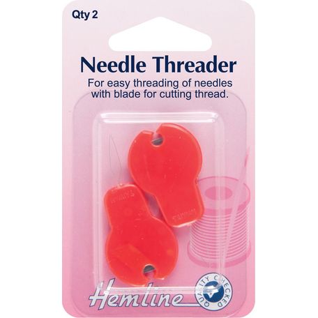 Hemline Needle Threader with Cutter