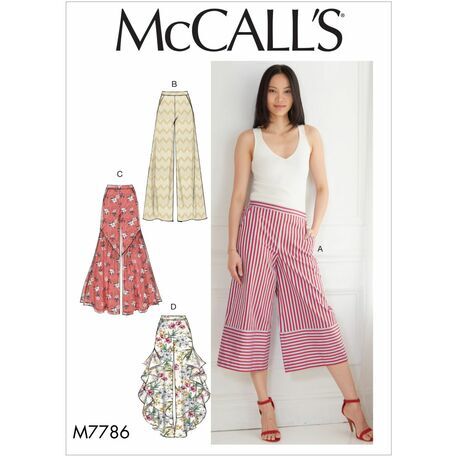 McCall's Pattern M7786: Misses' Pants