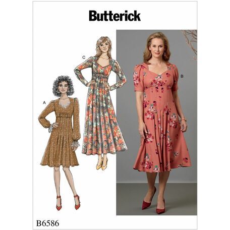 Butterick Pattern B6586 Women's Dresses