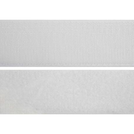 Groves Hook & Loop Tape Sew & Sew (20mm) - White (Per metre)