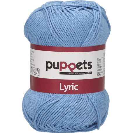 Puppets: Lyric No. 4: 50g (150m): Blue - Pack of 10