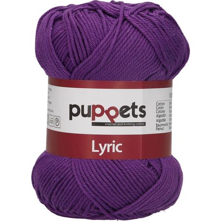 Puppets: Lyric No. 4: 50g (150m): Purple - Pack of 10