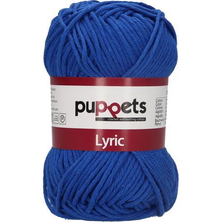 Puppets: Lyric No. 8: 50g (70m): Royal Blue - Pack of 10
