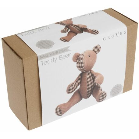 Groves Toy Sewing Kit - Bear Brown
