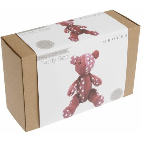 Groves Toy Sewing Kit - Pink Bear