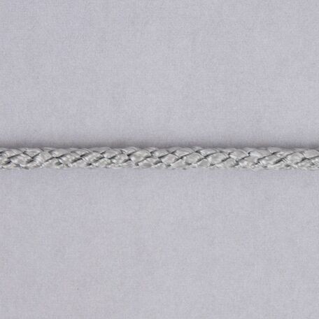 British Trimmings: Cord: Lacing:3mm: Grey: Per metre