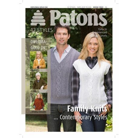 Patons Pattern - Contemporary Family Knits