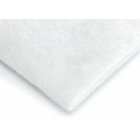 Hallis Synthetic Curtain Interlining (Bump): 220gsm: White (Per metre)
