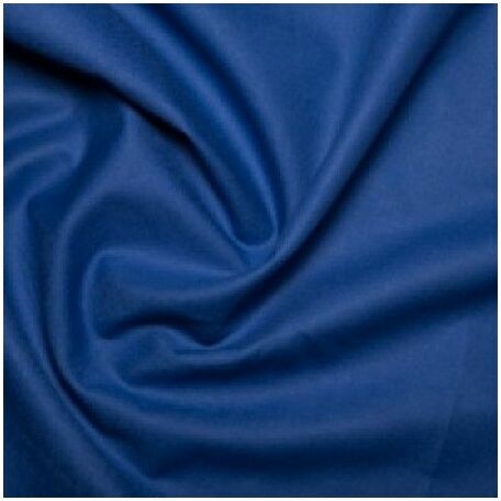 Royal Blue 100% Cotton: Plain Dyed: 60 Square: 150cm Wide: Per Metre