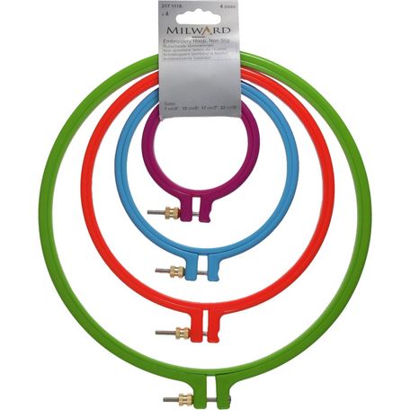 Milward Embroidery Hoop Set - 3, 5, 7, 9in