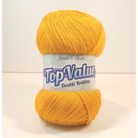 Top Value Yarn - Mustard Yellow - 8462 (100g)