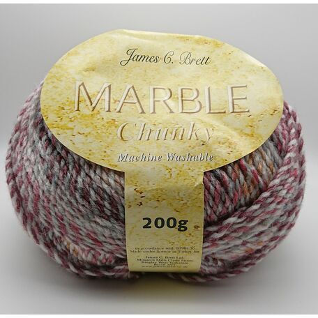 James C Brett Marble Chunky Yarn - MC86 - 200g