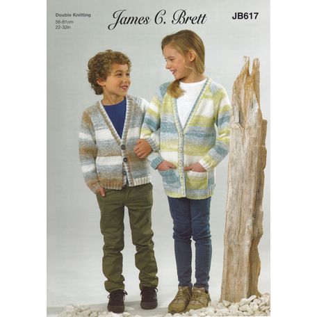 Brett Pattern Kid's Cardigan DK JB617