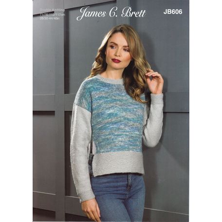 Brett Pattern DK Sweater JB606