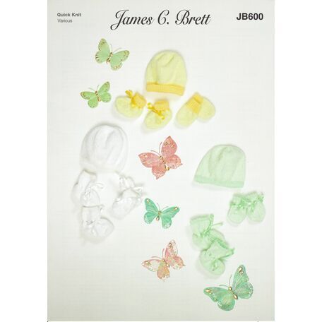 Brett Pattern Baby Accessories JB600 Quick Knit
