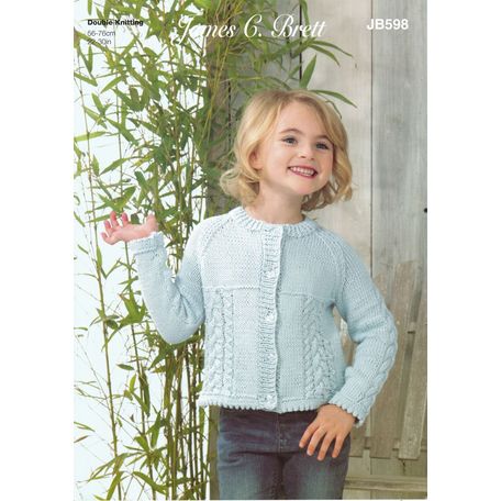 Brett Pattern Child's Cardigan DK JB598