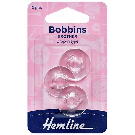 Hemline Plastic Bobbin - Brother