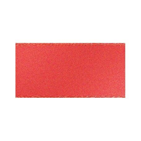 Berisfords: Double Faced Satin Ribbon: 15mm: Coral