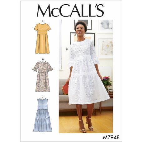 McCalls Pattern M7948 Misses' Dresses