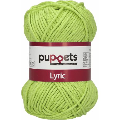 Puppets: Lyric No. 8: 50g (70m): Light Green - Pack of 10