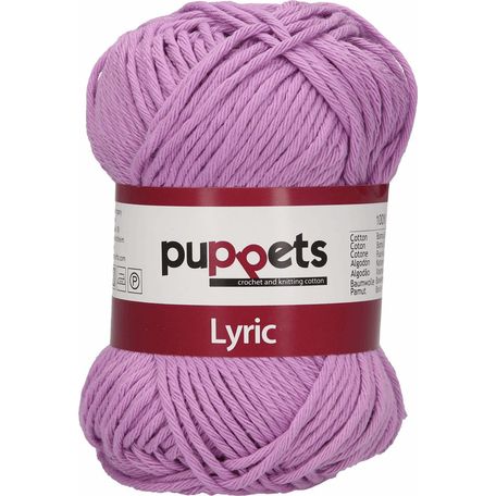 Puppets: Lyric No. 8: 50g (70m): Pale Purple - Pack of 10